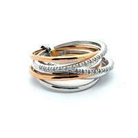 Ringe Recarlo Dame in Gold Diamante 0.13 Ct ZR 040/BR - ZR 040/BR